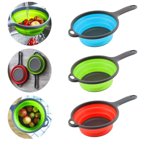 Foldable Silicone Strainer Basket