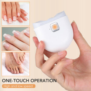 Electric Automatic Nail Clipper with Light,Rechargeable Nail Clippers with Catcher