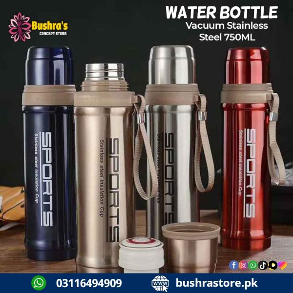 Hot And Cold Stainless Steel vacuum Flask Water Bottle 750ML