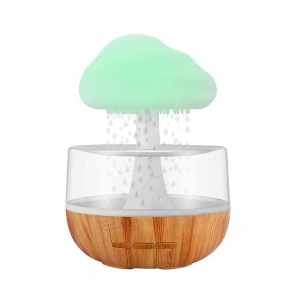 Raining Cloud Humidifier Aromatherapy Lamp USB Rain Sound Night Light