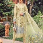 Summer Luxury Lawn Organza Unstitched Dress with Organza heavy Embroidered Dupatta