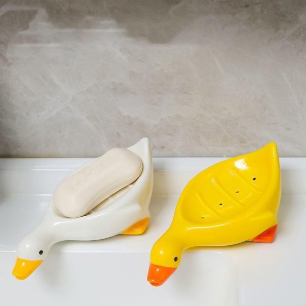 Cartoon Cute Yellow Duck Soap Holder