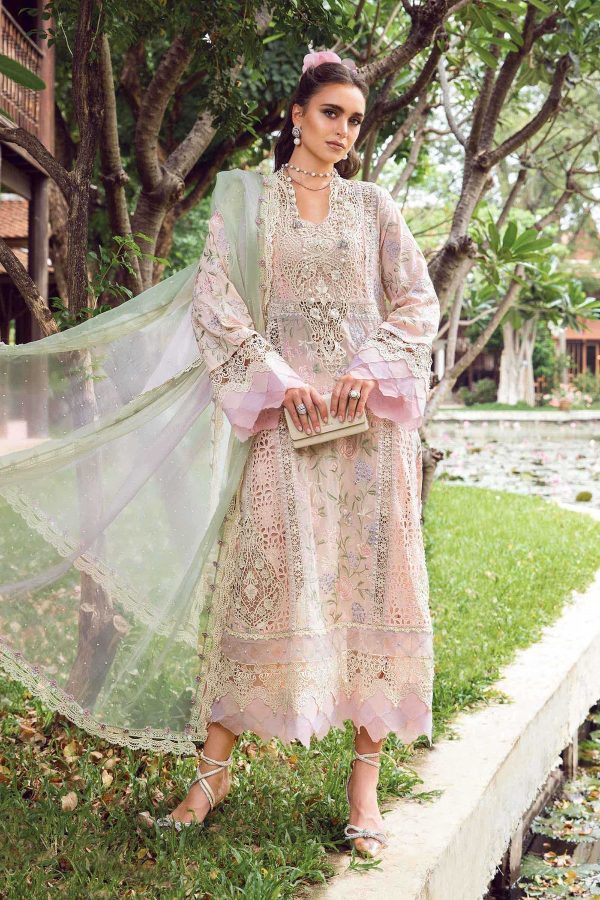 Summer Luxury  Lawn Chikankari Unstitched Dress with Net Tie N Dye Heavy Dupatta