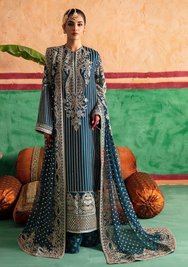 Elegant Luxury Work Unstitched Wedding Partywear Nikha Walima Engagement Mehndi Mayon Dress