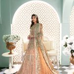 Elegant Luxury Work Unstitched Wedding Partywear Nikha Walima Engagement Mehndi Mayon Frock Maxi Dress