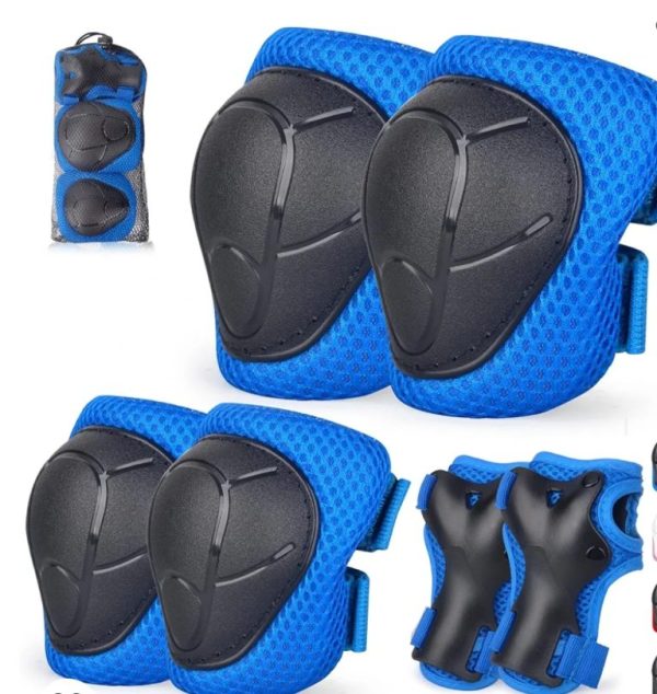 Knee Pads And Elbow Pads Set With Wrist Guard 3 In 1