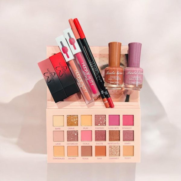 Ultimate Cosmetics Makeup 9 in 1 Deals Pink & Red Collection