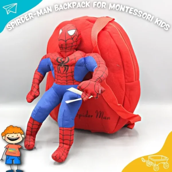 Spider-Man School Bag Backpack for boys Trip bag (play group,nusry,prep)