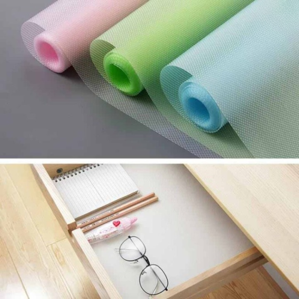 Anti-slip Drawer Mat | Cabinet Mat Sheet Roll For Cabinets, Shelves, And Refrigerators