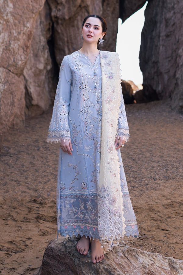 Elegant Summer Luxury Embroaided  Chikankari Lawn Dress