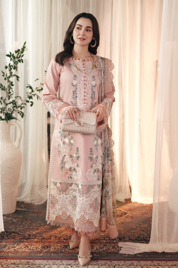 Elegant Summer Luxury Embroaided Lawn Dress
