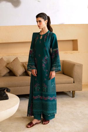 Elegant summer Luxury Embroidery Lawn Cotton Chikankari Unstitched Dress