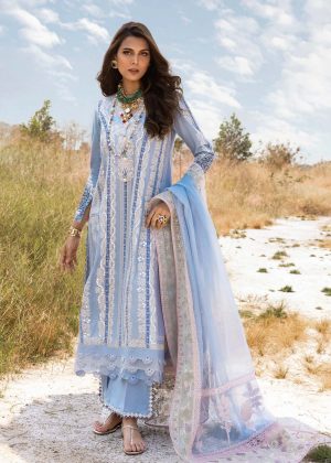 Elegant summer Luxury Embroidery Lawn Unstitched Dress