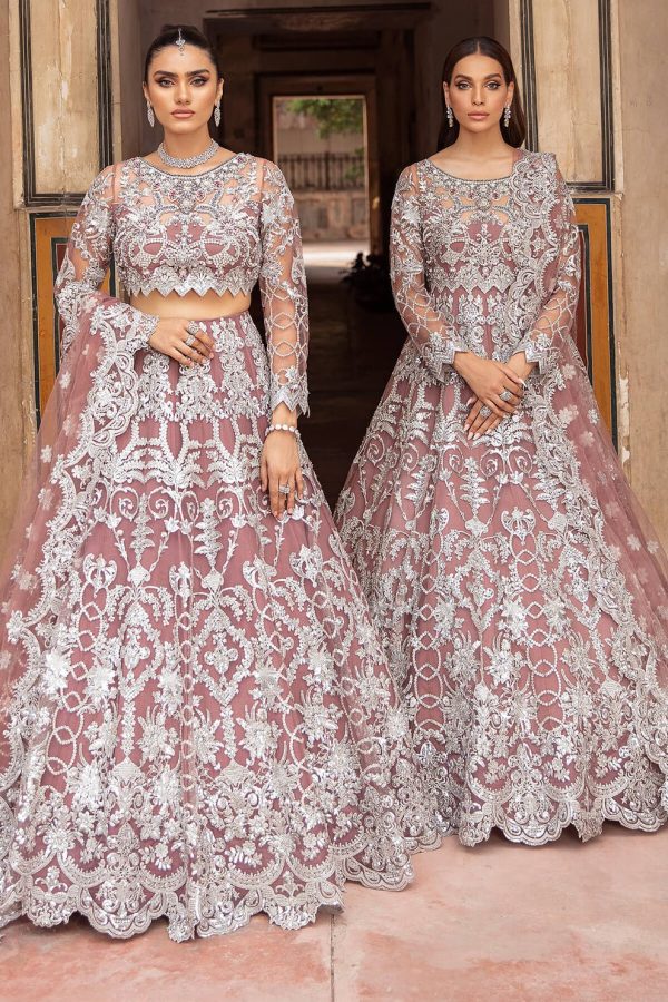 Elegant Luxury Work Unstitched Wedding Partywear Frock Maxi Dress Nikha Walima Engagement Mehndi Mayon Dress