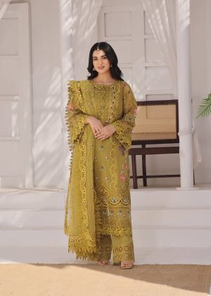 Elegant Luxury Work Unstitched Wedding Partywear Dress Nikha Walima Engagement Mehndi Mayon Dress