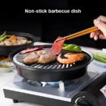 Smokeless Barbecue Grill Pan Non-Stick Gas Stove Plate Stove Baking Tray