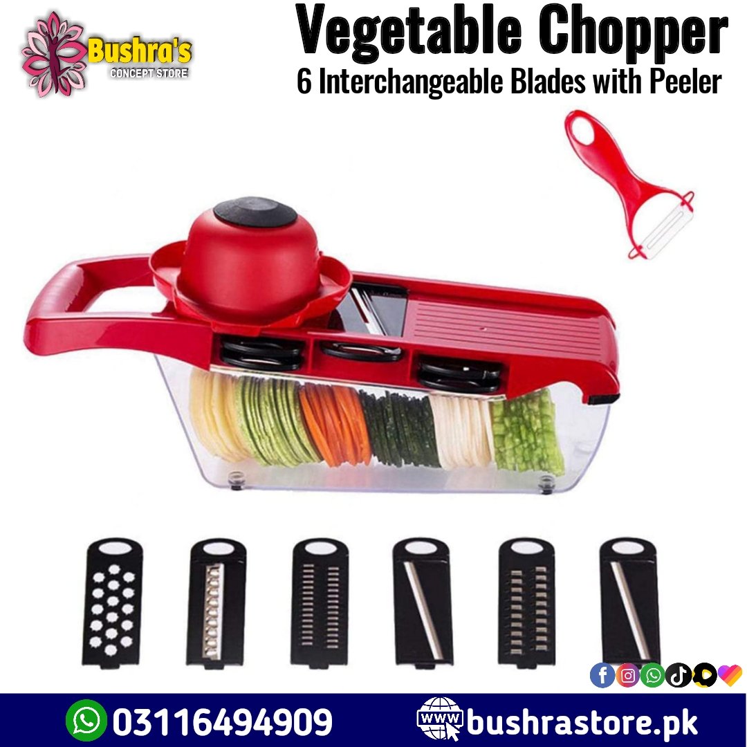 Vegetable Chopper & Mandoline Slicer