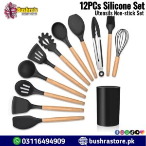12 Pcs Silicone Cooking Utensils Kitchen Set