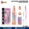 2 In 1 New Facial Hair Remover Portable Eyebrow Trimmer For Women