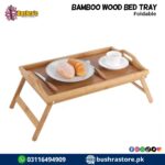 Bed Tray Bamboo Wood Folding Bed Serving Tray Breakfast Table/ Laptop Table