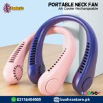 Portable Hanging Neck Fan Mini Electric Wireless Fan USB Rechargeable Bladeless Mute Fans Air Conditioning Cooler for Sports Fan