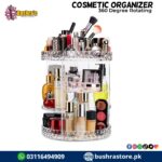 Creative Makeup Organizer 360 Rotating Cosmetic Storage Box Transparent Bathroom Shelf Clear Desktop Organizer