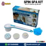 5 in 1 Electric Long Handle Bathroom Spin SPA Cleansing Brush Kit