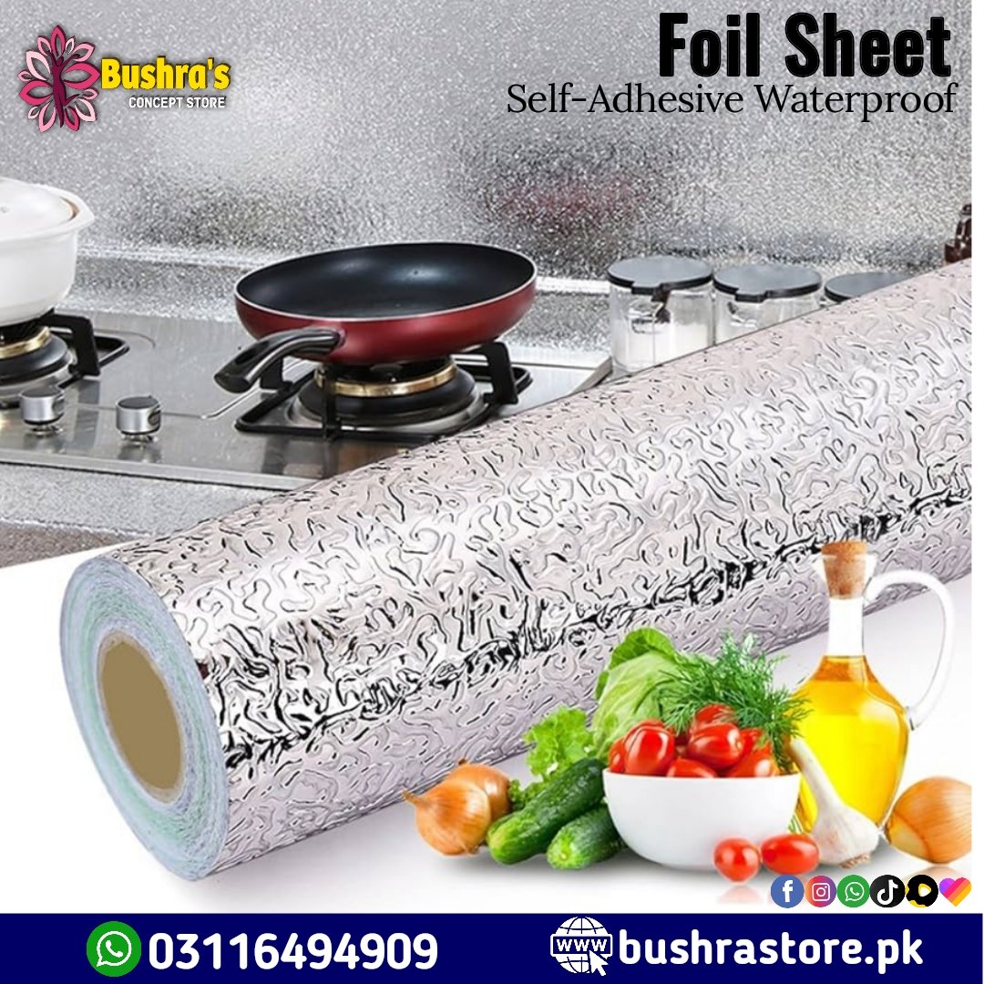 Waterproof Aluminium Foil Silver Sheet