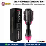 One Step Professional 4 in 1 Curler Hair Straightener Hairdryer with Comb Hot Air Brush Styling Tool
Straightener,Blow dryer,Hair styler,volumizer