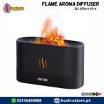Flame Aroma Diffuser Air Humidifier Ultrasonic Cool Mist Maker Fogger Led Essential Oil 3D Effect Fire Lamp Difusor
