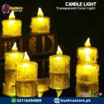 Transparent Color Light Candle – Flameless Led Candle Holiday Wedding Home Decors