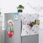 Waterproof Oil-proof Refrigerator Fridge Cover With Pockets Organizer