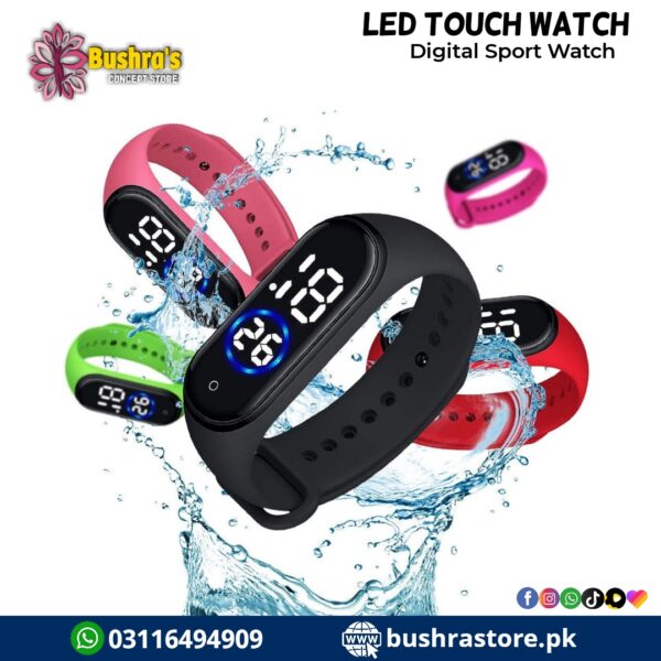 Led Touch Digital Sport Watch