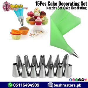 15 Pieces Cake Decorating Set Nozzles Set Cake Decorating