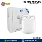 i 12 TWS Airpods with charging Case Sensor Touch