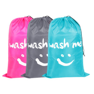 Nylon Laundry Bag Wash Travel Storage Pouch Bag Organizer