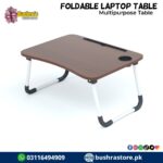 Multipurpose Foldable Laptop Table with Cup Holder,Perfect for Eating Breakfast, Reading Book, Working, Table