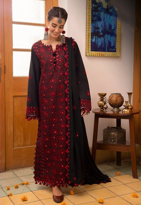 Luxury Heavy work Unstitched 
Chiffon Wedding Desinger Dress With Embroidered Dupatta