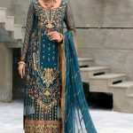 Luxury Heavy work Unstitched 
chiffon Wedding Desinger Dress With Embroidered Dupatta