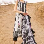 Elegant Digital Printed pure Lawn Unstitched  summer Dress