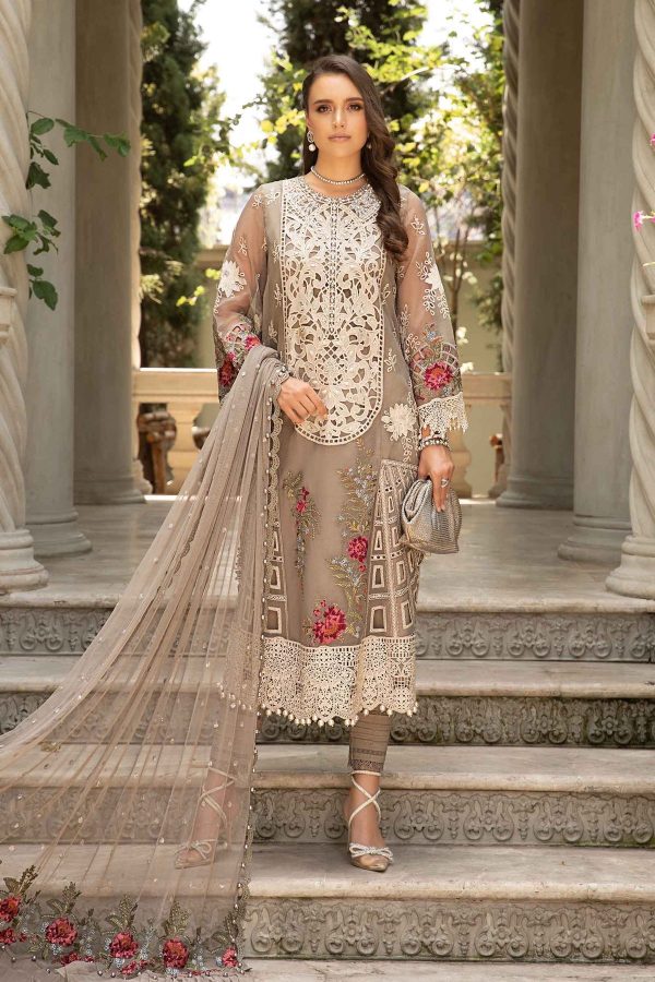 Luxury Heavy work Unstitched 
organza Wedding Desinger Dress With Net Embroidered Dupatta