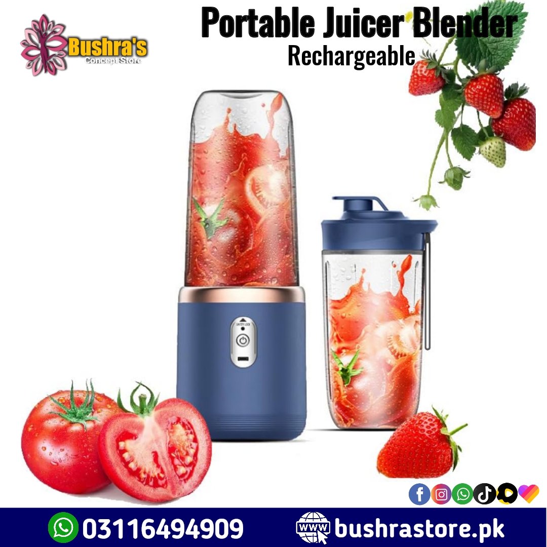 Mini Portable Juicer Blender USB Rechargeable