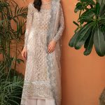 Luxury Heavy work Unstitched Organza Wedding Dress With Organza Embroidered Dupatta