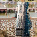 Elegant Luxury Work Unstitched Wedding Partywear Nikha Walima Engagement Mehndi Mayon white Dress