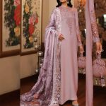 Luxury Charmeuse Silk Unstitched 3Pcs Dress