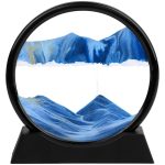 Dynamic 3D Natural Landscape Flowing Sand Picture Art