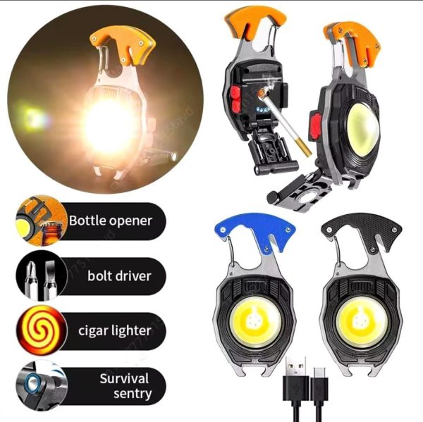 Keychain Multifunction Cob Work Light