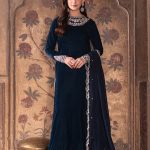 Velvet Elegant Luxury Work Unstitched Wedding Partywear Nikha Walima Engagement Mehndi Mayon Dress