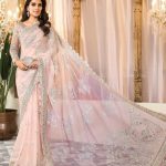 Elegant Luxury Work Unstitched Wedding Partywear Saree Dress Nikha Walima Engagement Mehndi Mayon Dress