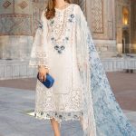 Elegant Luxury Embroidered Summer Cotton white off-white Dress